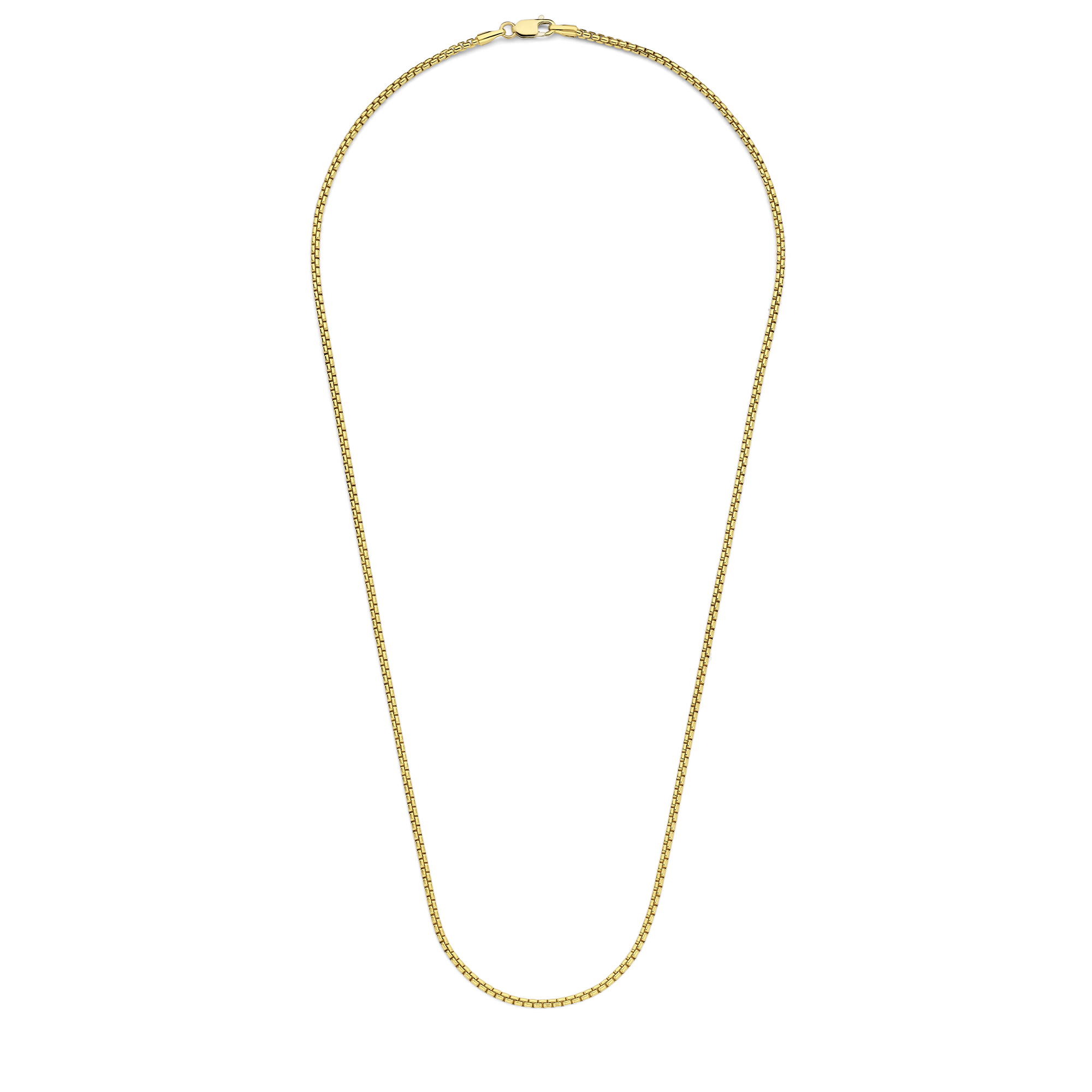 Schakelketting van goud met zilveren kern 1,8 mm - 40-VENR018