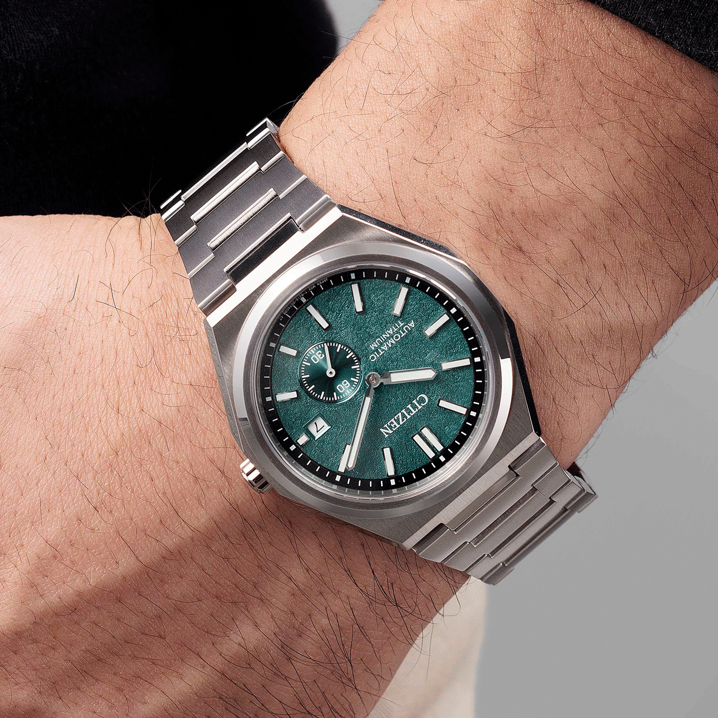 Herenhorloge Automatic Titanium Groen - NJ0180-80X