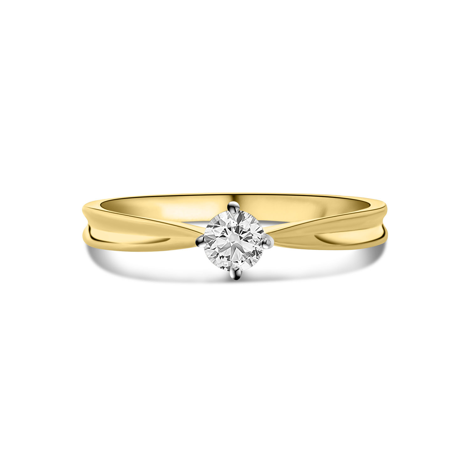 Solitaire ring met lab grown diamant R092-58836R006-LG-025-YW