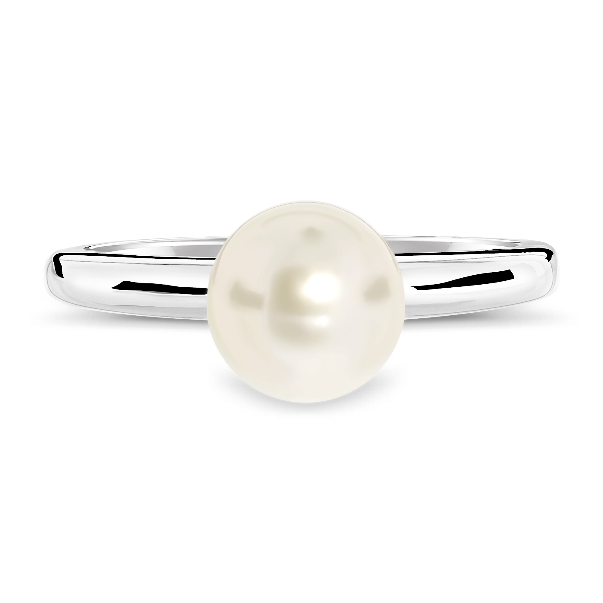 Sterling Zilveren ring met parel SPR19119S