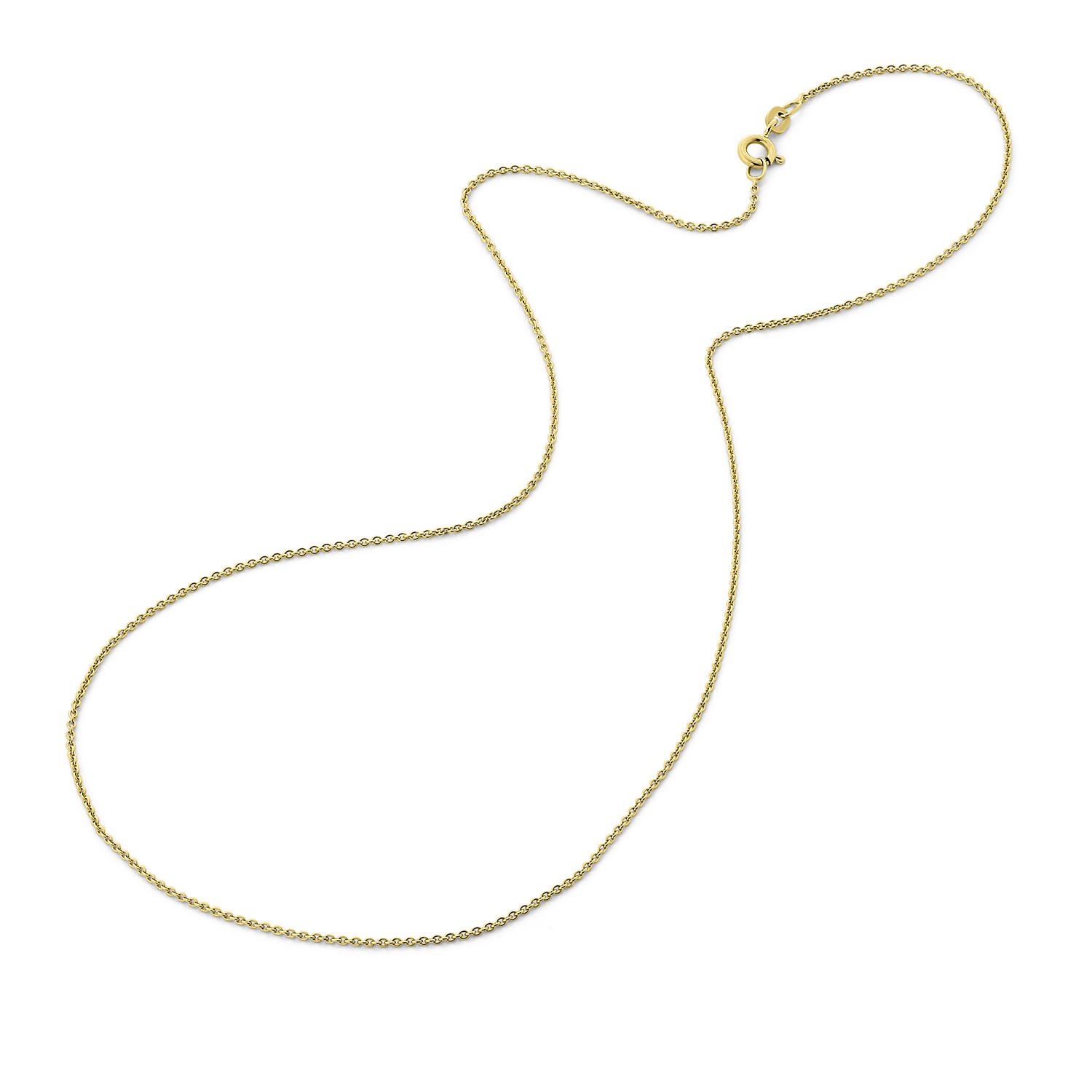 Geelgouden schakelketting anker C094-ANCHOR-45-1.1-Y