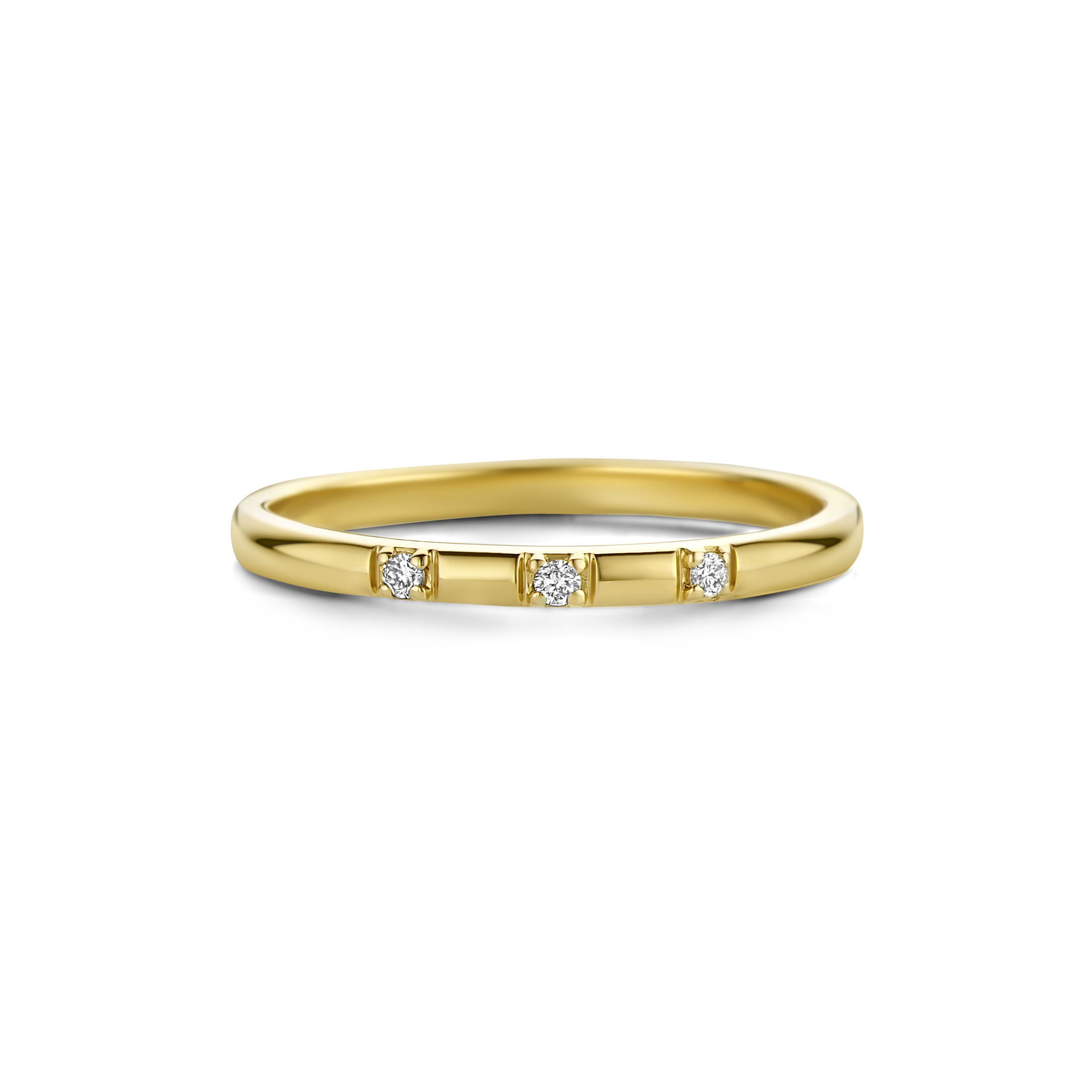 Geelgouden ring met diamanten R092-73964R002-Y