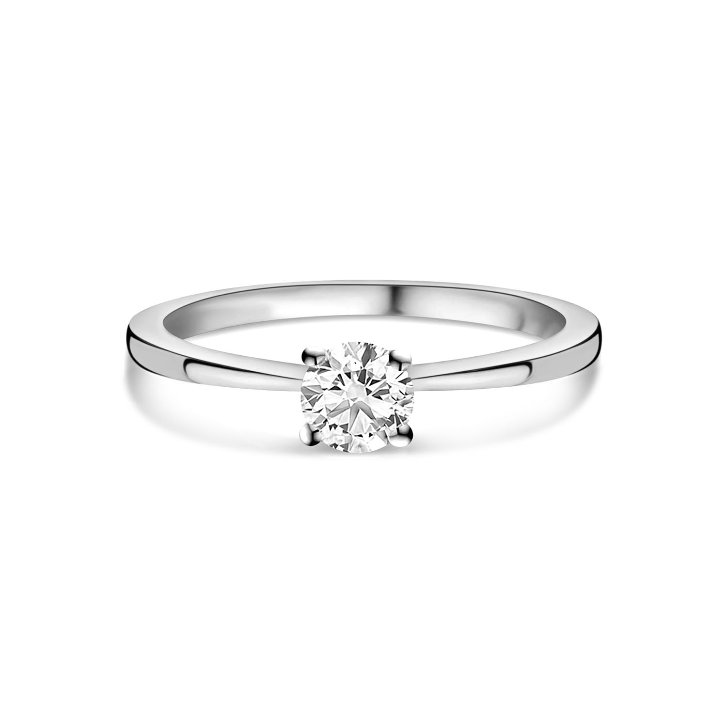 Witgouden ring solitair met lab grown diamant R159-R23MK0003-LG-030-W