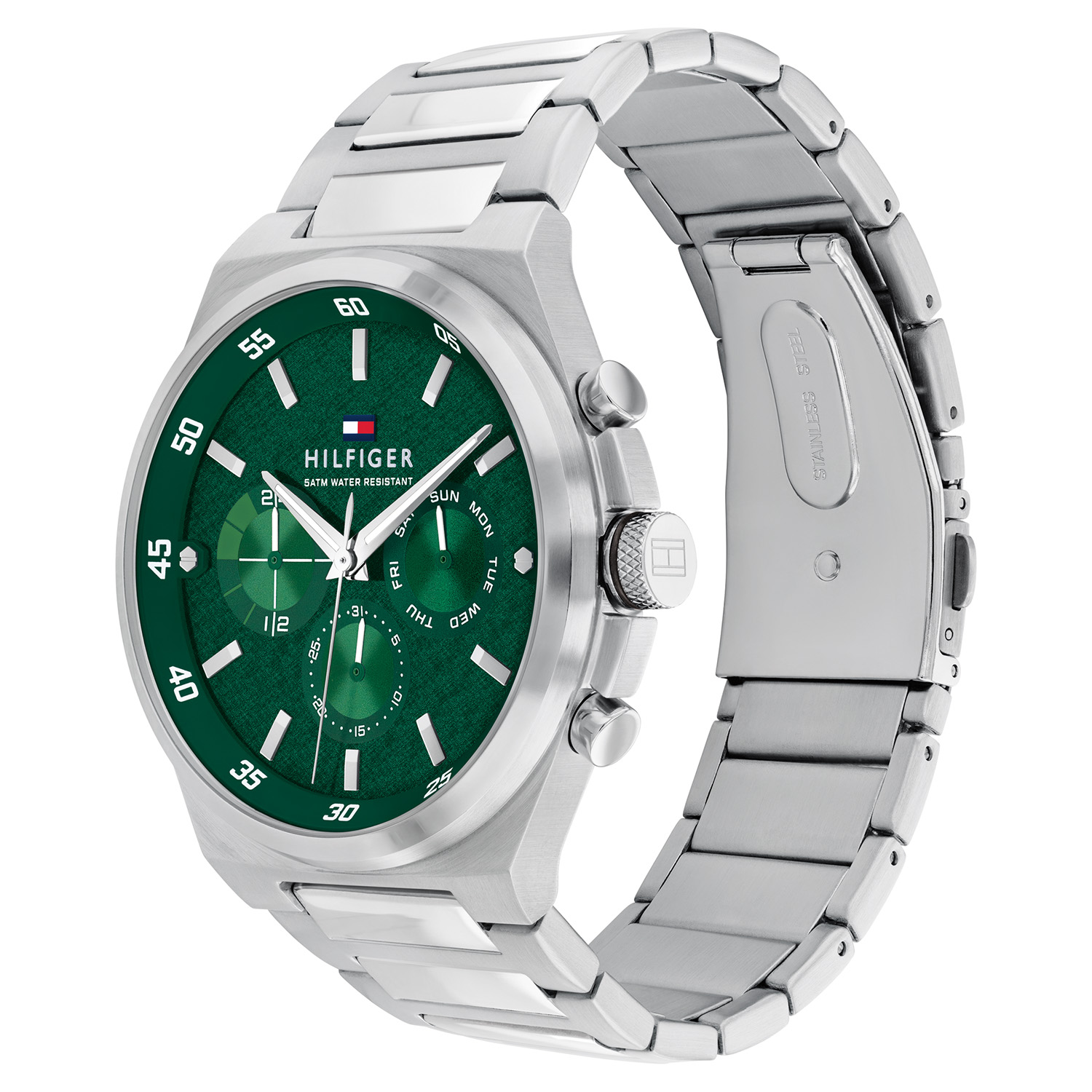 Herenhorloge Dexter Zilverkleurig / Groen 46 mm TH1792088