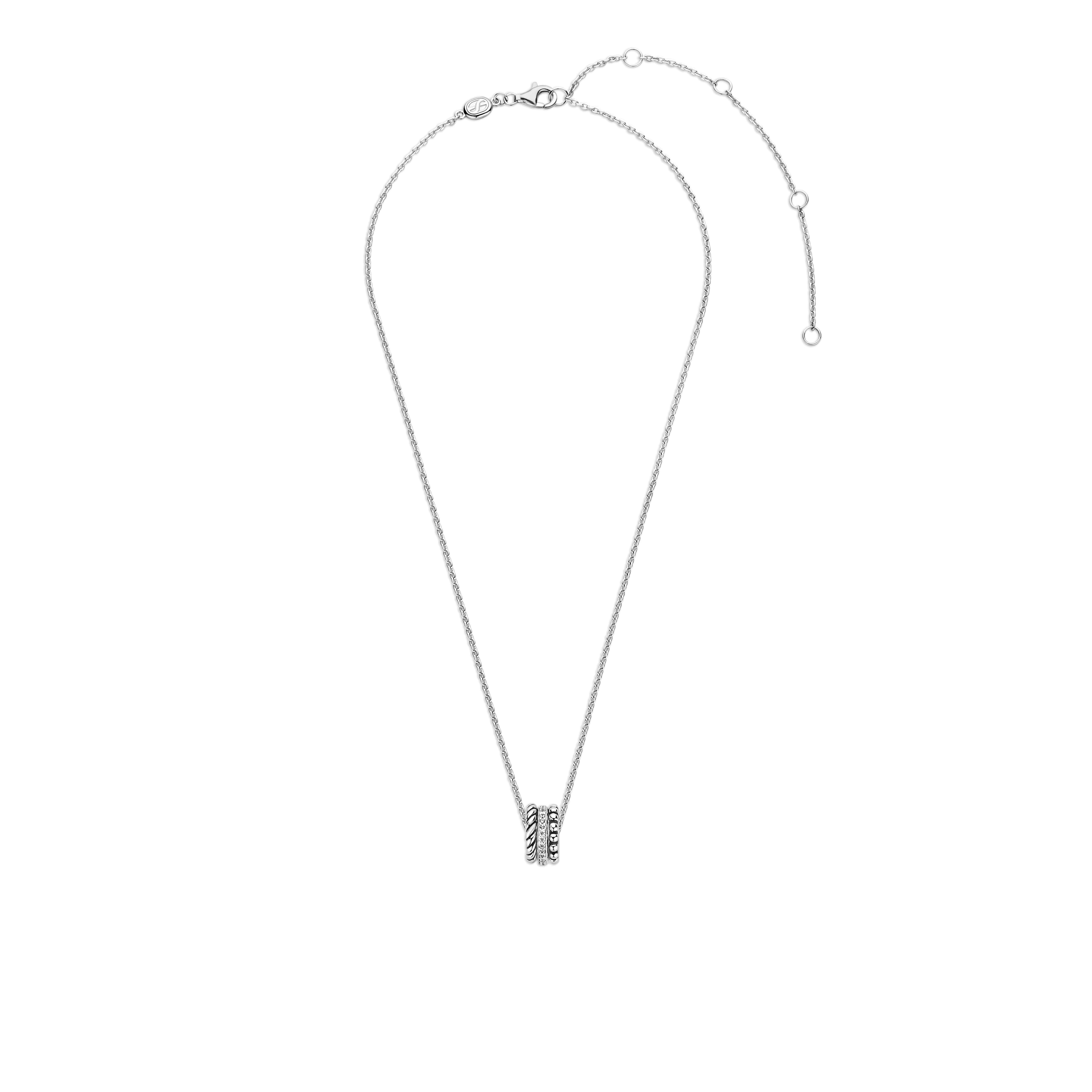 Ketting sterling zilver met hanger - 34058ZI