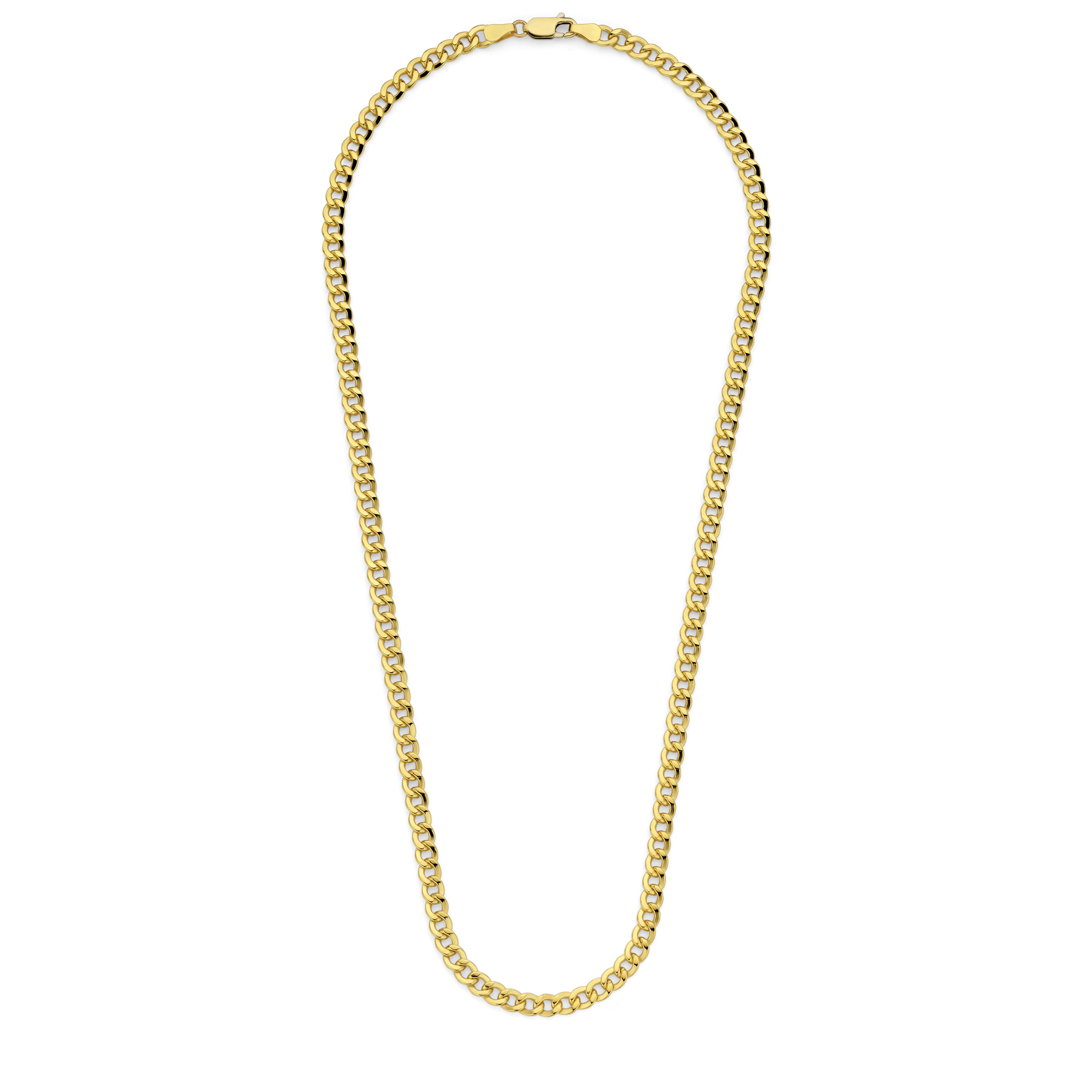 Schakelketting van goud met zilveren kern 5 mm - 40-G05-Y