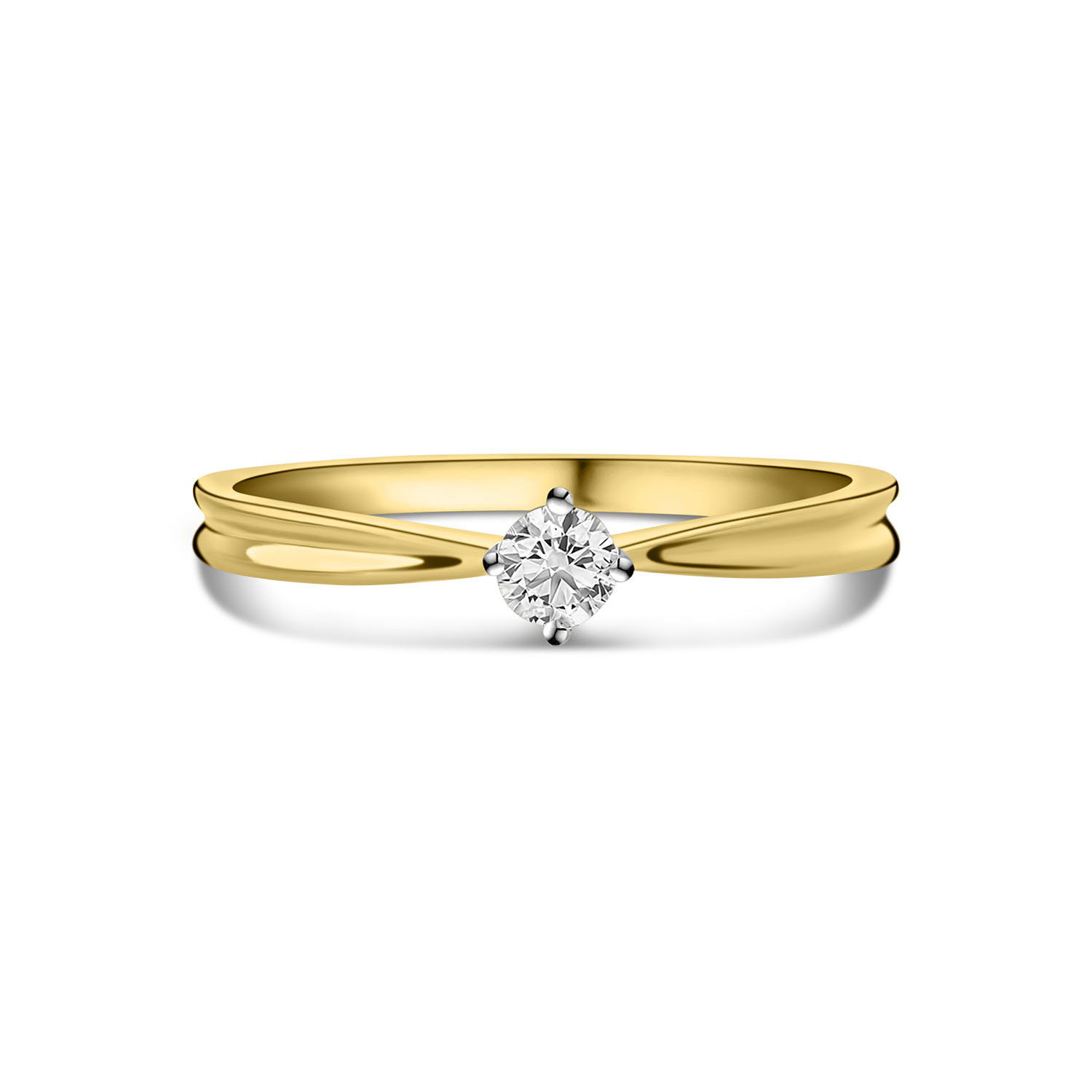 Solitaire ring met lab grown diamant R092-58836R004-LG-015-YW