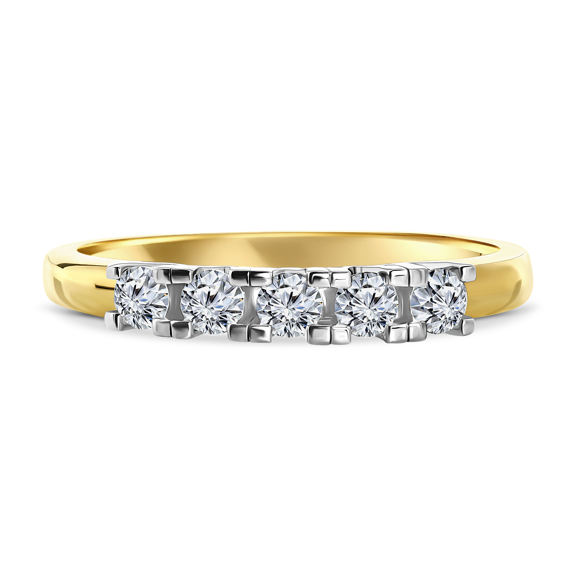 Geelgouden diamanten ring 0.37 ct 42088271