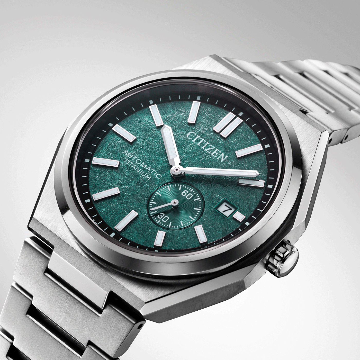 Herenhorloge Automatic Titanium Groen - NJ0180-80X