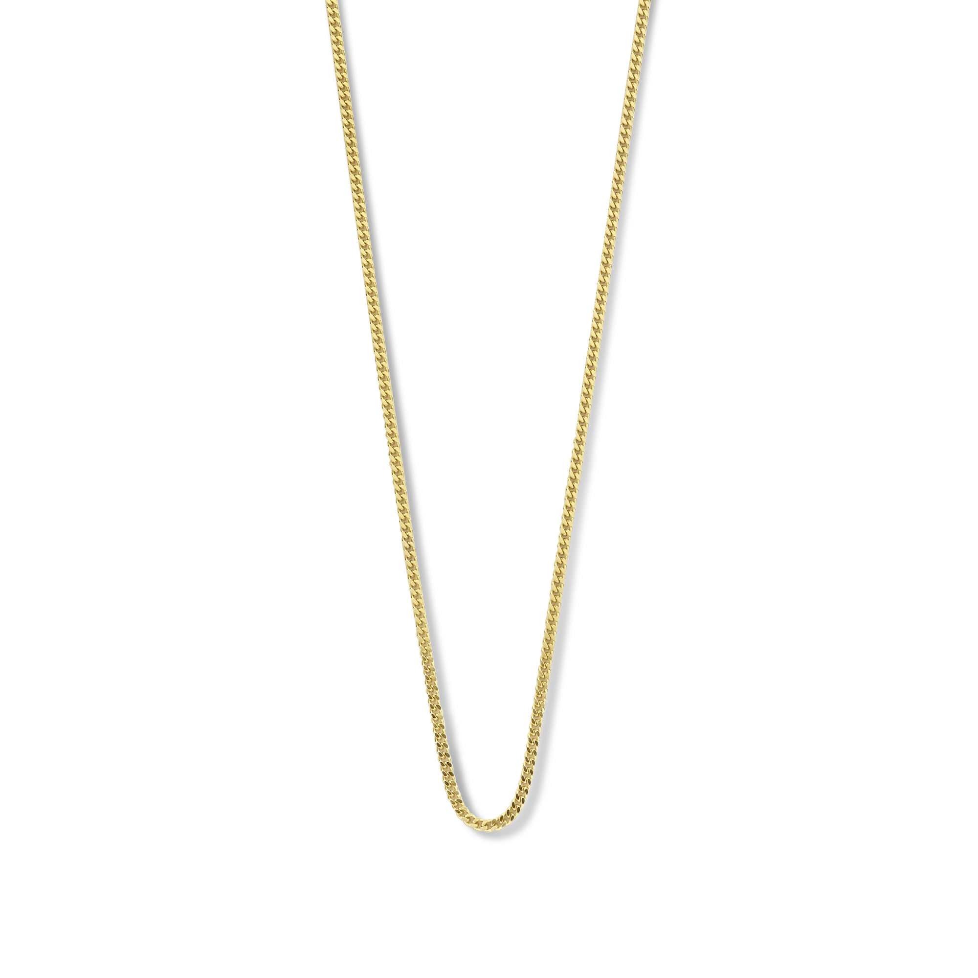 Geelgouden ketting C094-CURB-60-2.1-Y