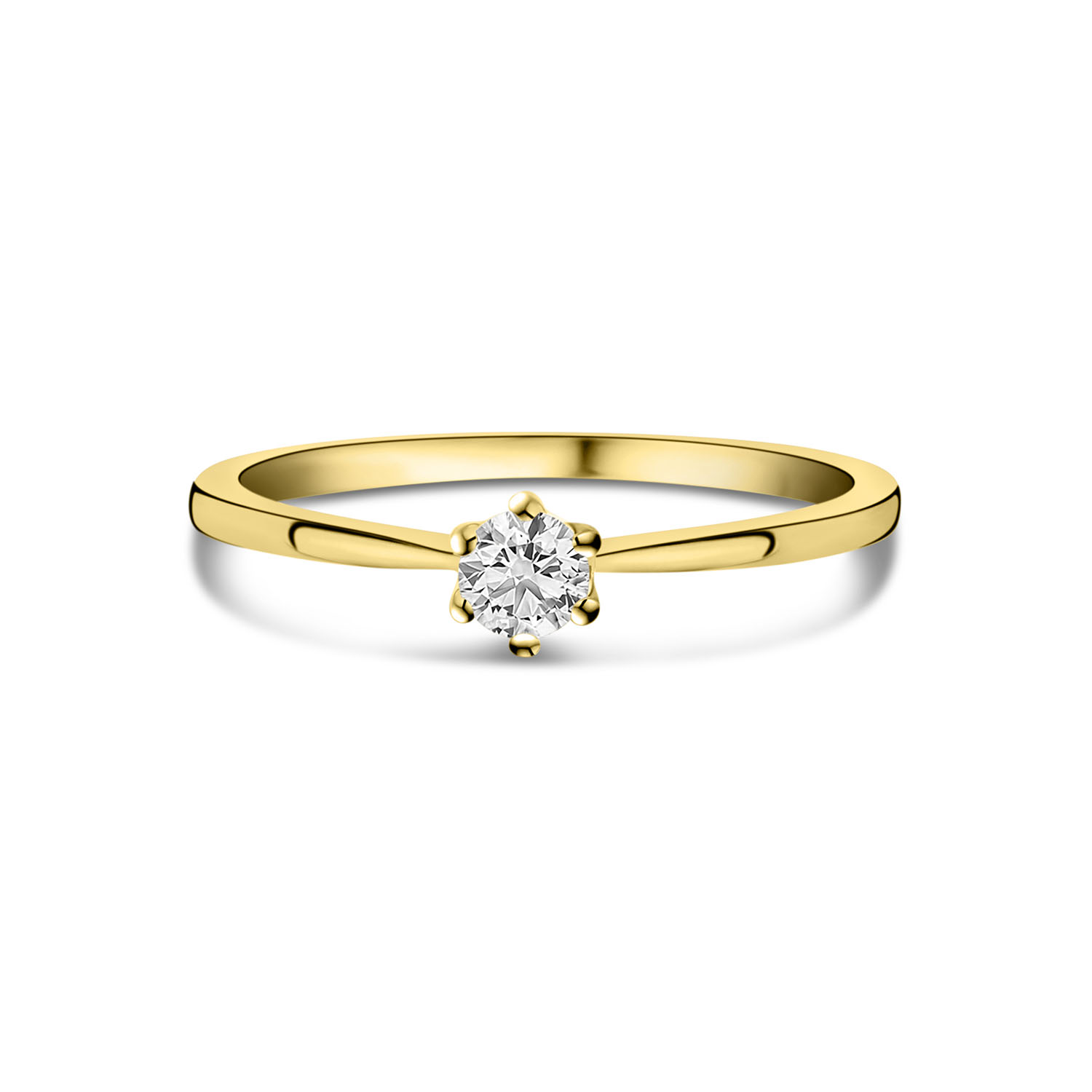 Geelgouden ring met Lab Grown Diamant R159-R23KG0397A-LG-015-Y