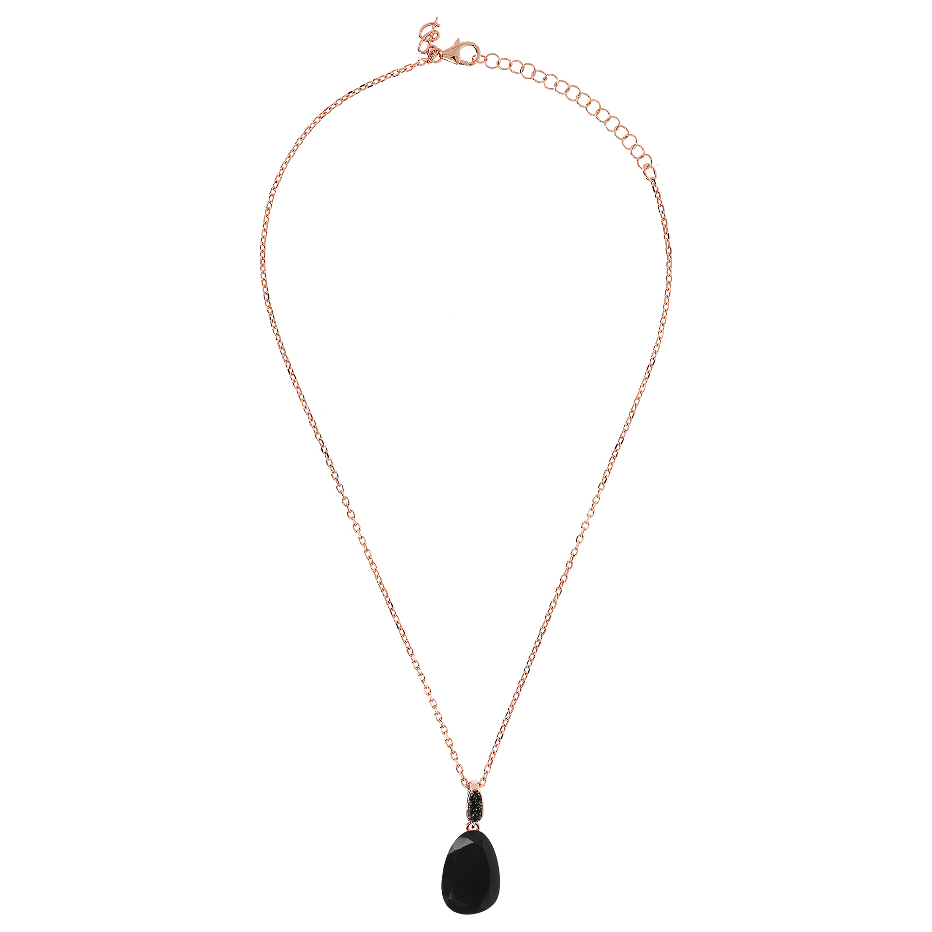 Rosé collier met spinel hanger WSBZ01647