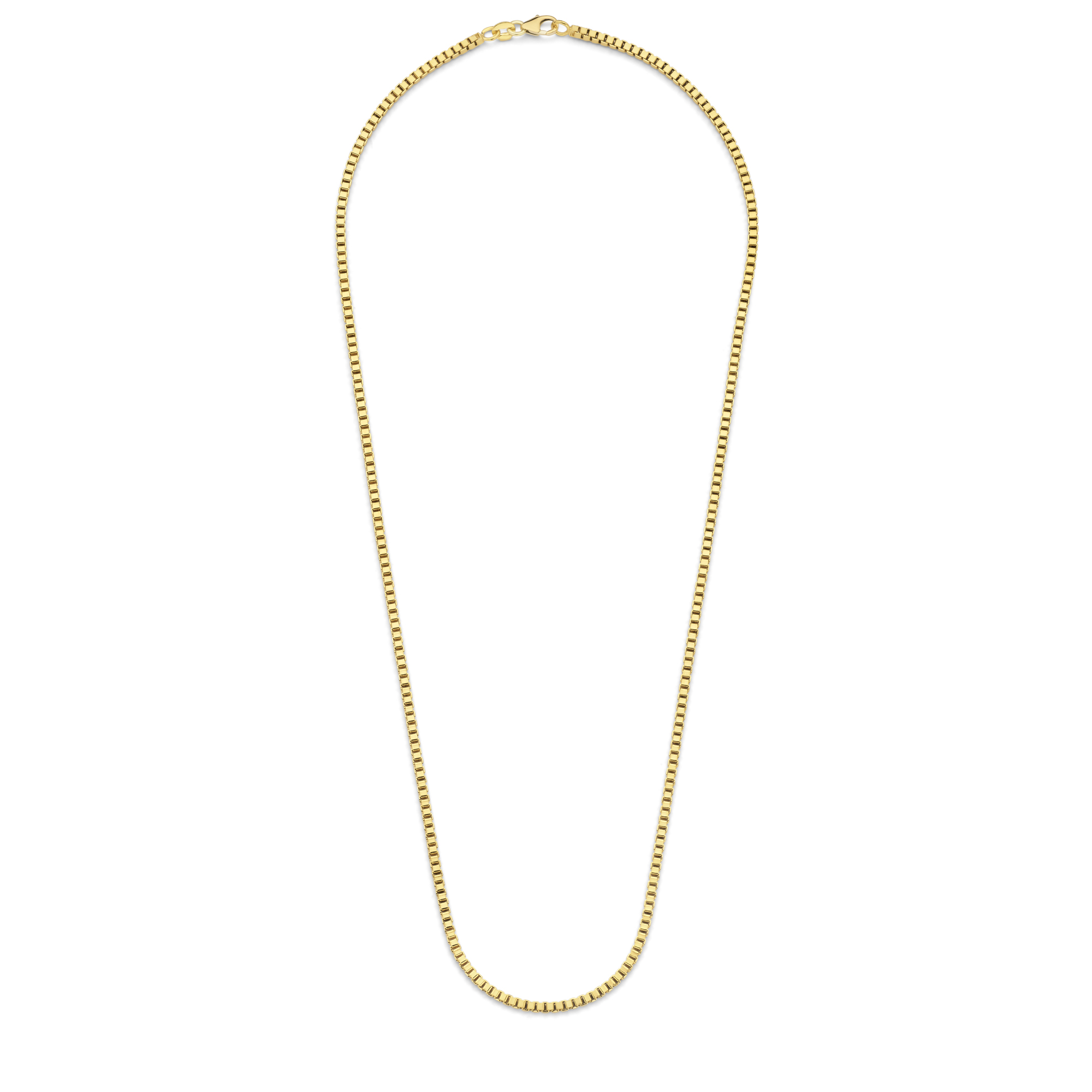 Schakelketting van goud met zilveren kern 2,2 mm - 40-VEN022