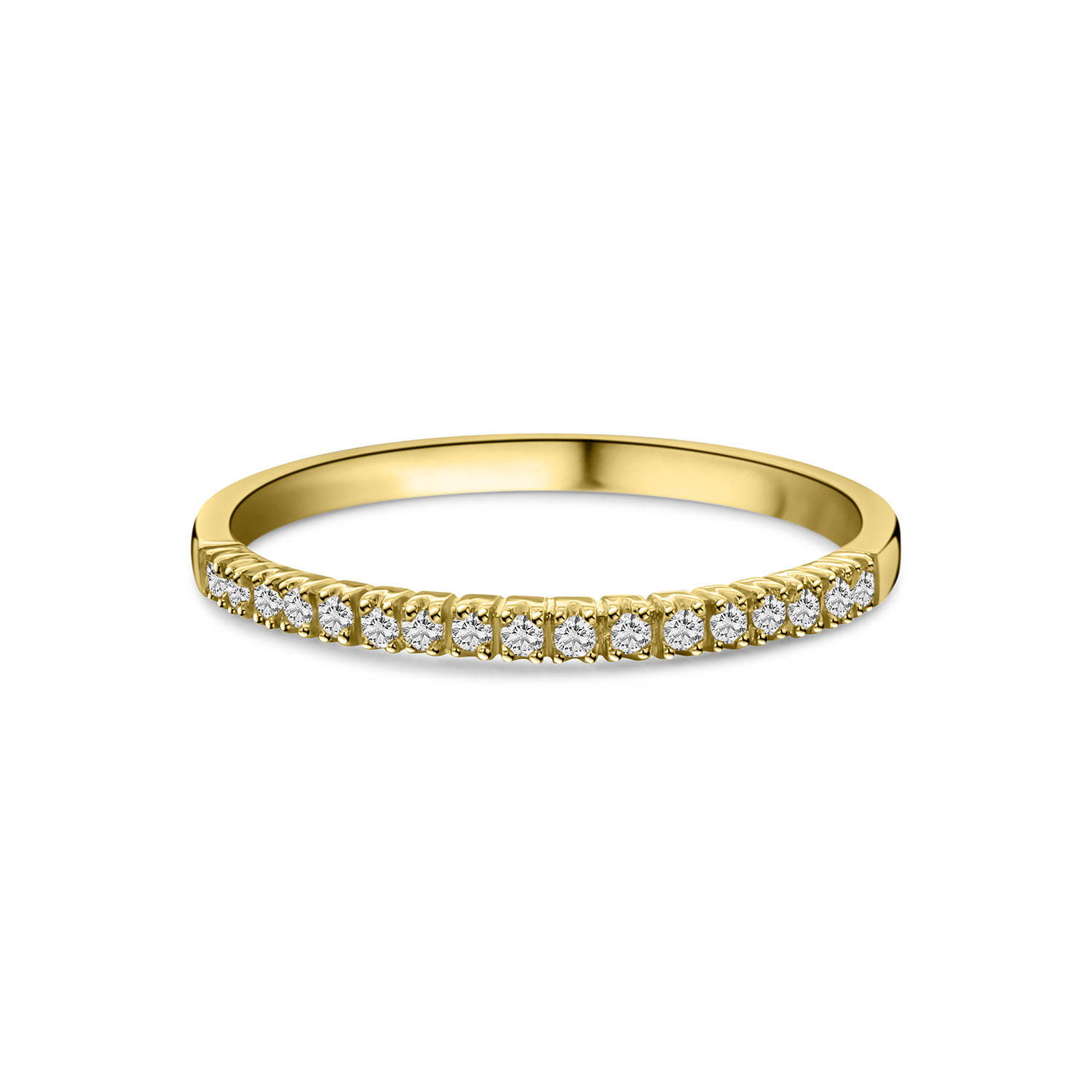 Geelgouden ring met diamanten R480-RDF8676-Y