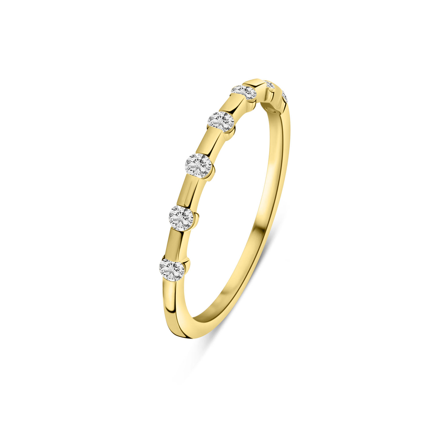 Geelgouden ring met lab grown diamant R177-UFOQ4942G-LG-Y