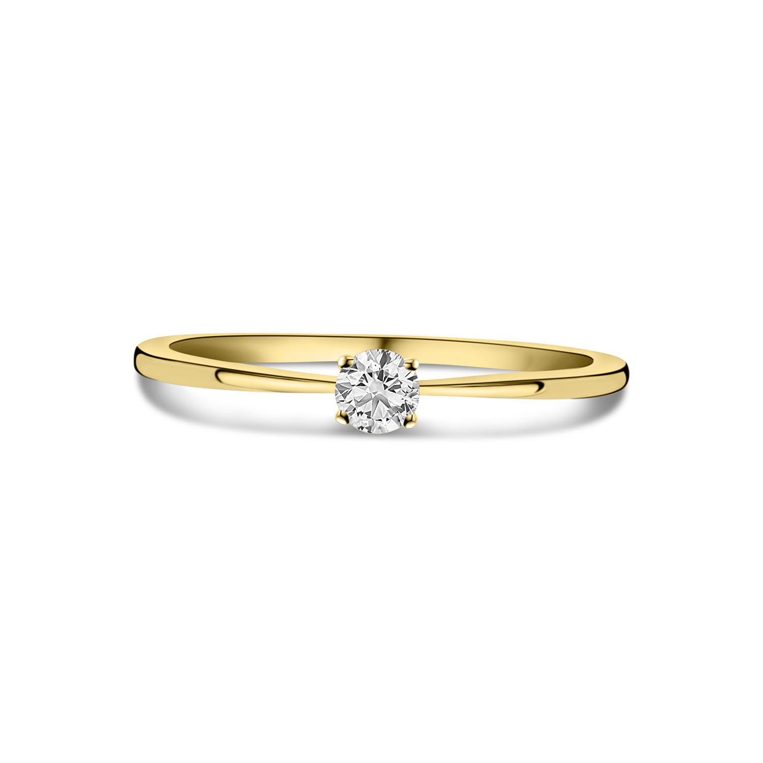 Geelgouden ring met Lab grown diamant R159-R23MK0001-LG-015-Y