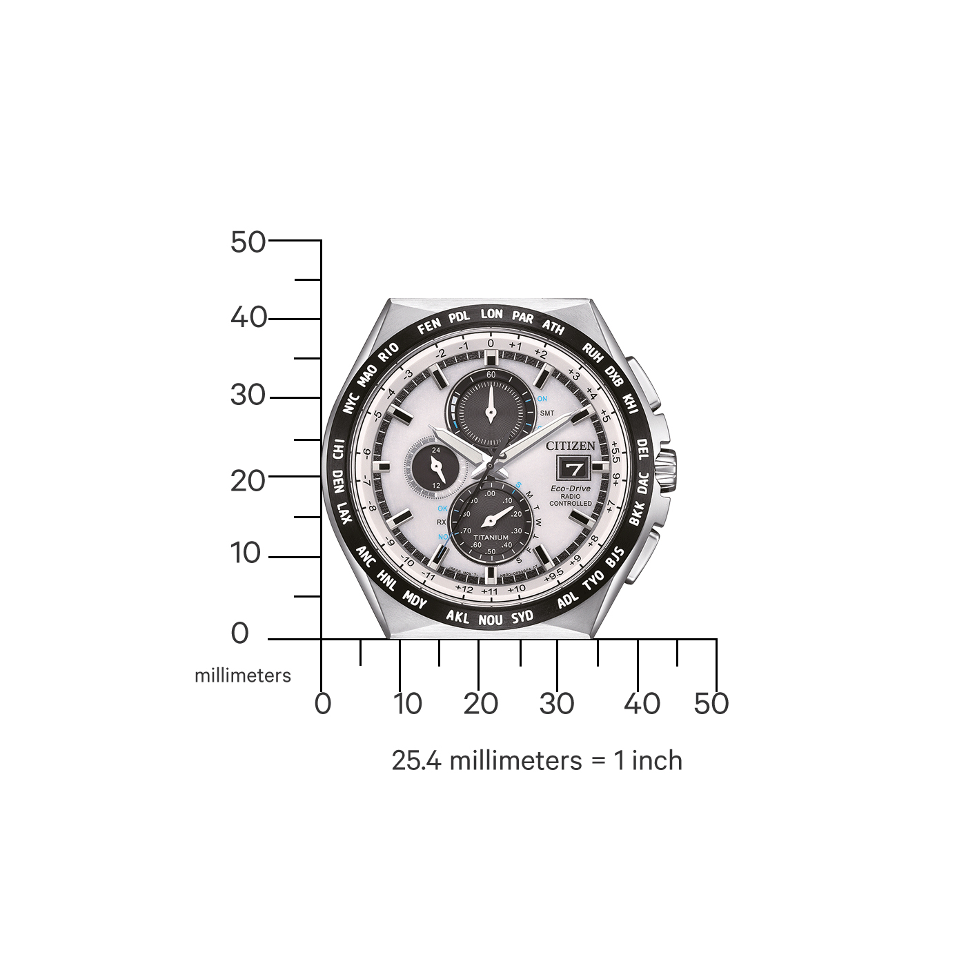 Herenhorloge Radiocontrolled Eco-Drive - AT8238-84A