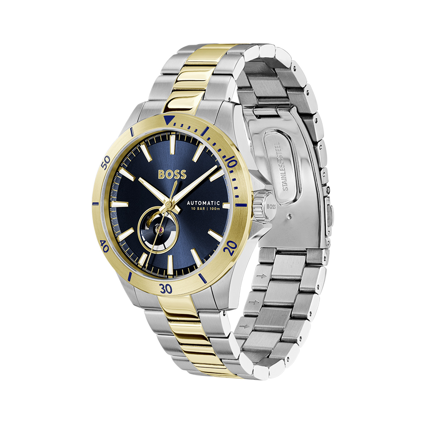 Herenhorloge Troper Automatic Blauw - HB1514201