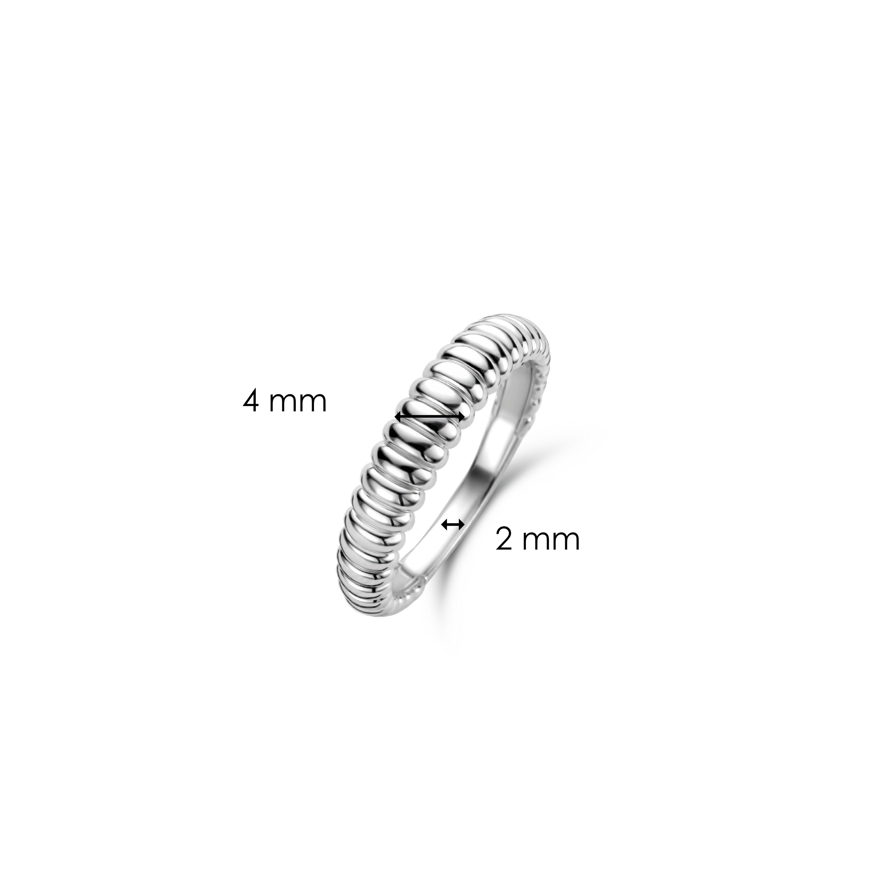 Sterling Zilveren ring 12218SI