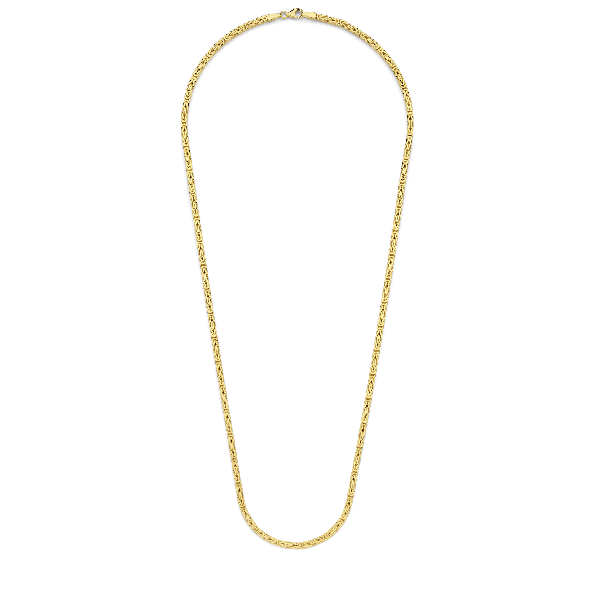 Schakelketting van goud met zilveren kern 2,5 mm - 40-KON025-Y