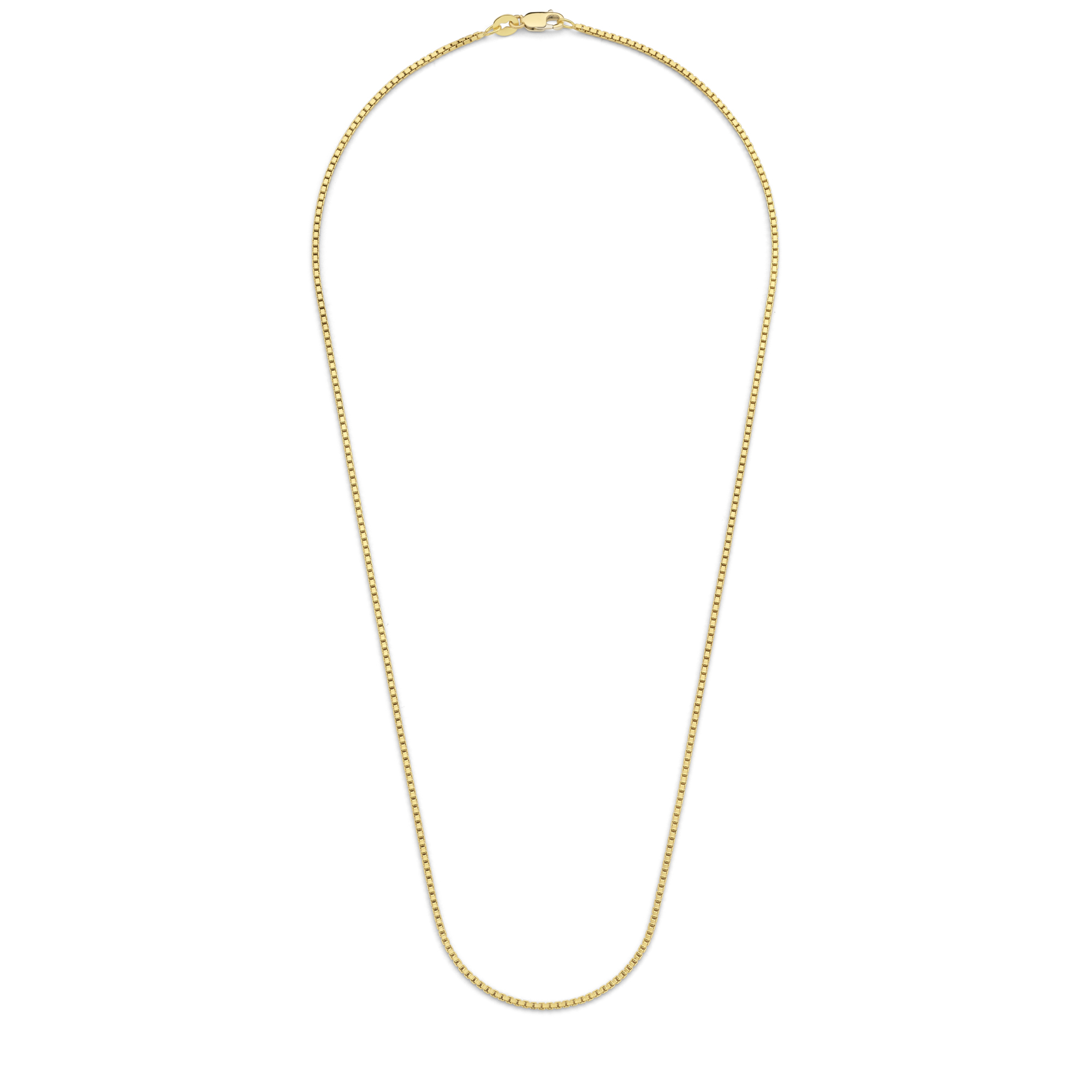 Schakelketting van goud met zilveren kern 1,4 mm - 40-VEN014