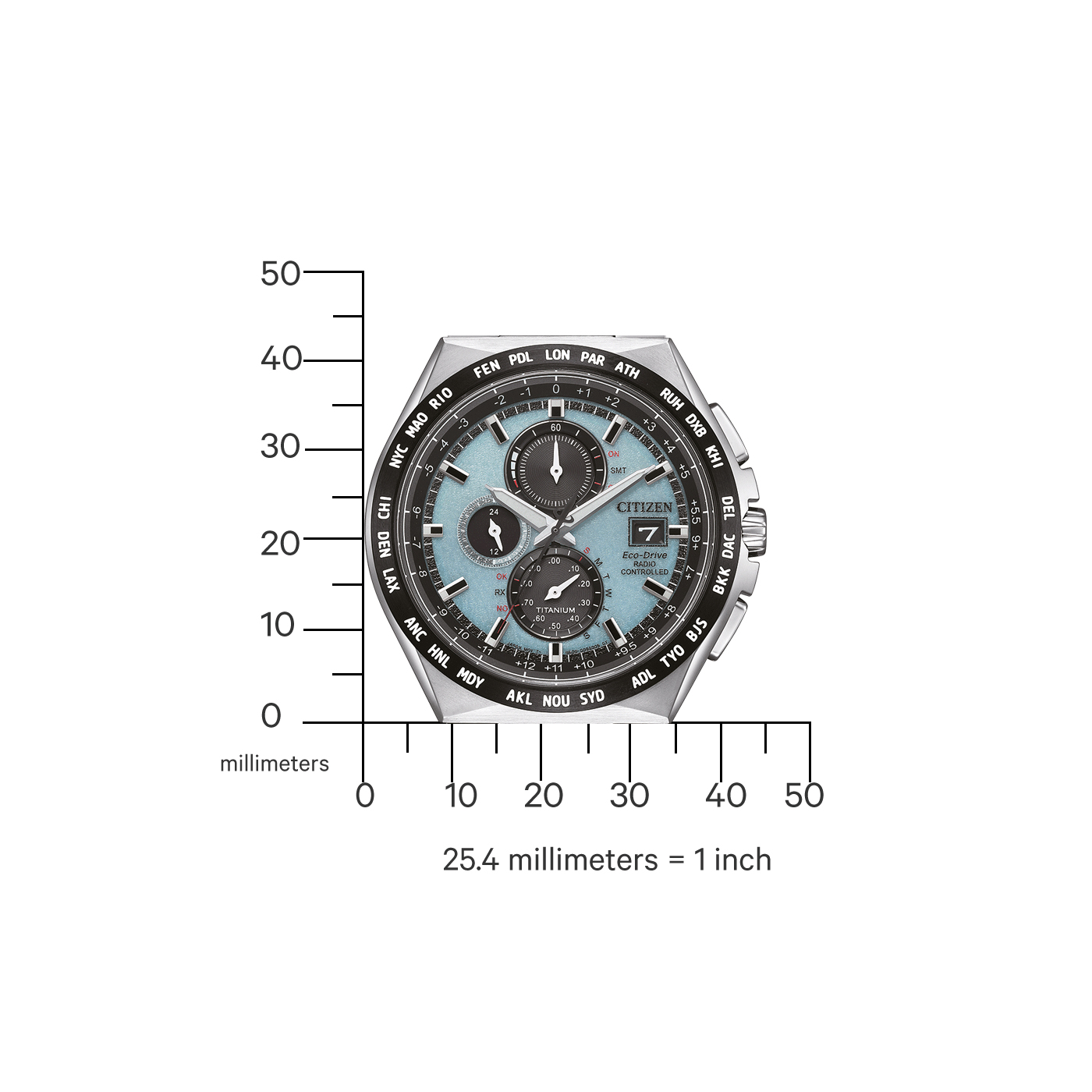 Herenhorloge Radiocontrolled Eco-Drive - AT8238-84M