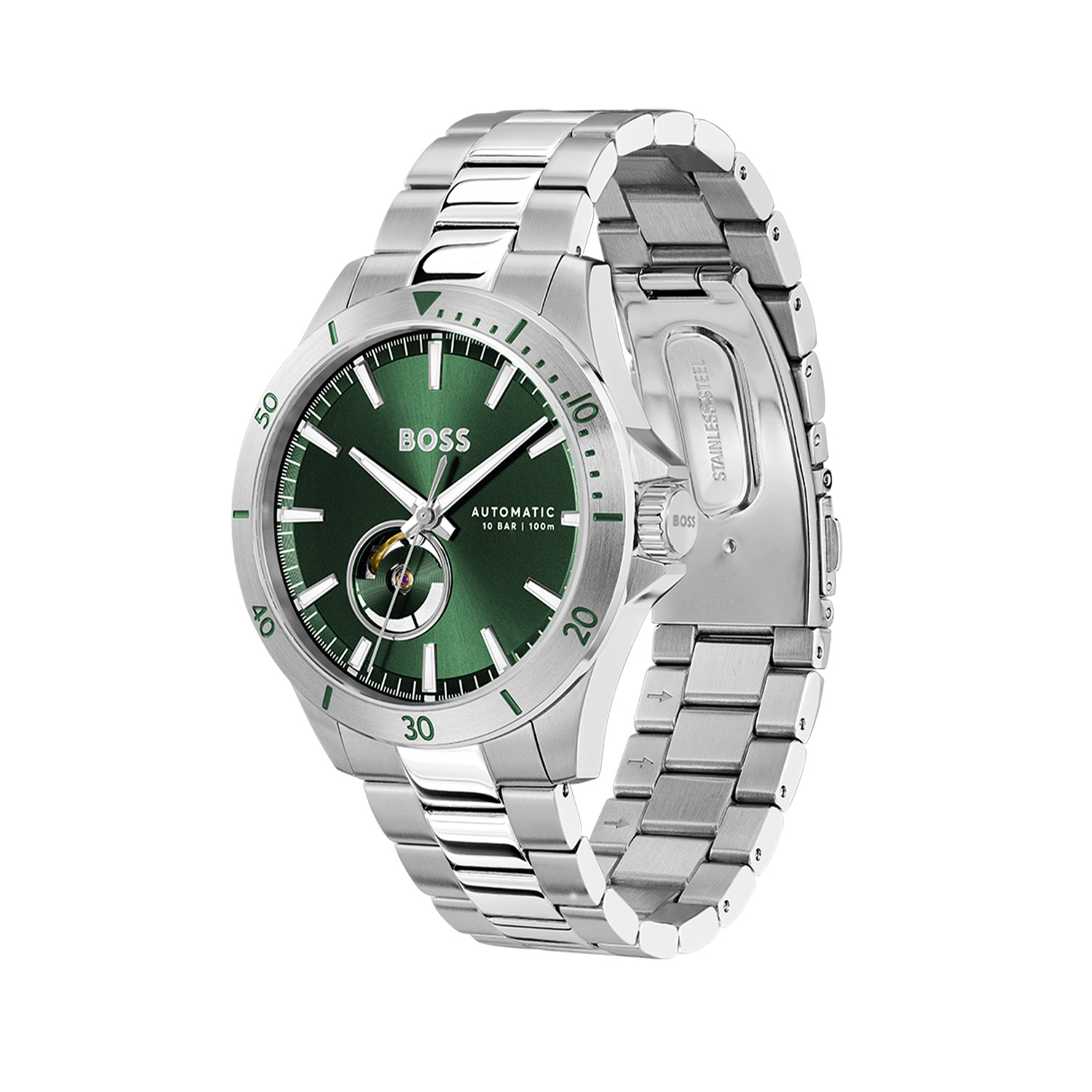 Herenhorloge Troper Automatic Groen - HB1514200